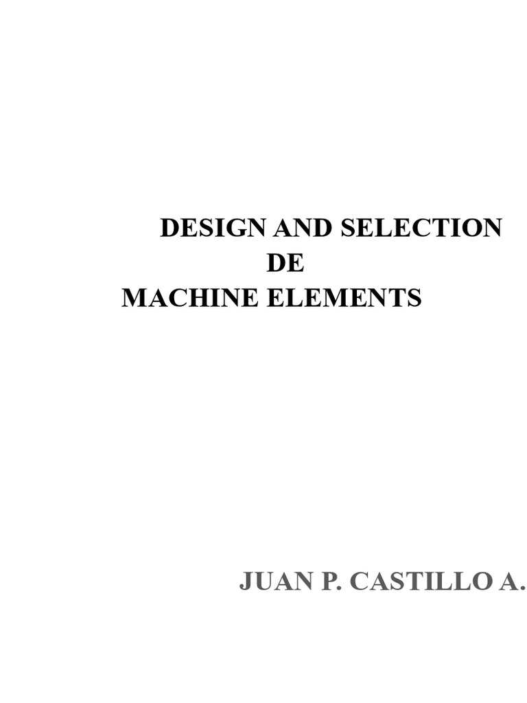 Machine Elements Design Guide | PDF | Strength Of Materials | Fracture