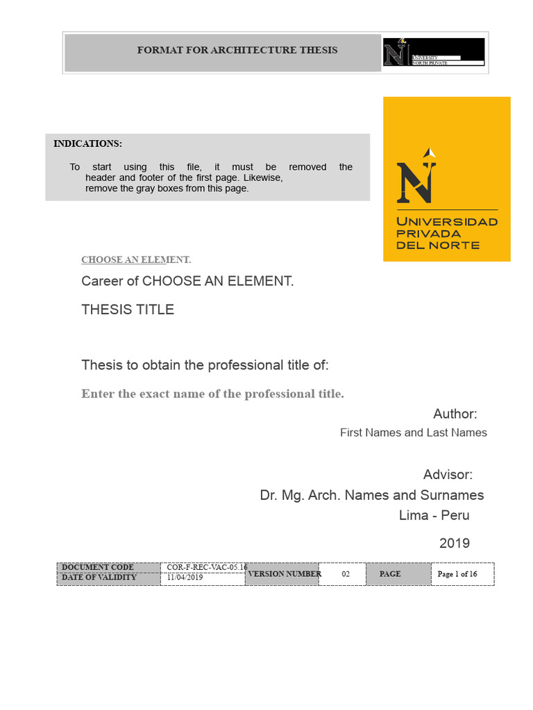 Architecture Thesis Format Guide | PDF | Thesis | Theory