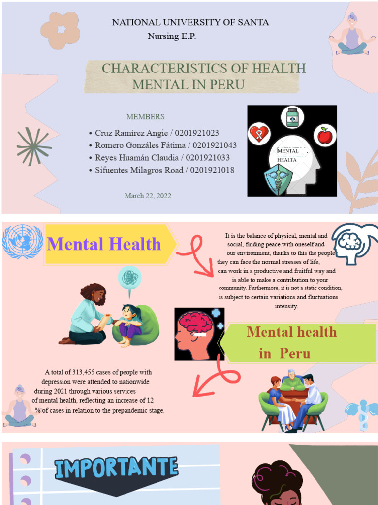 Mental Health Trends in Peru 2021 | PDF