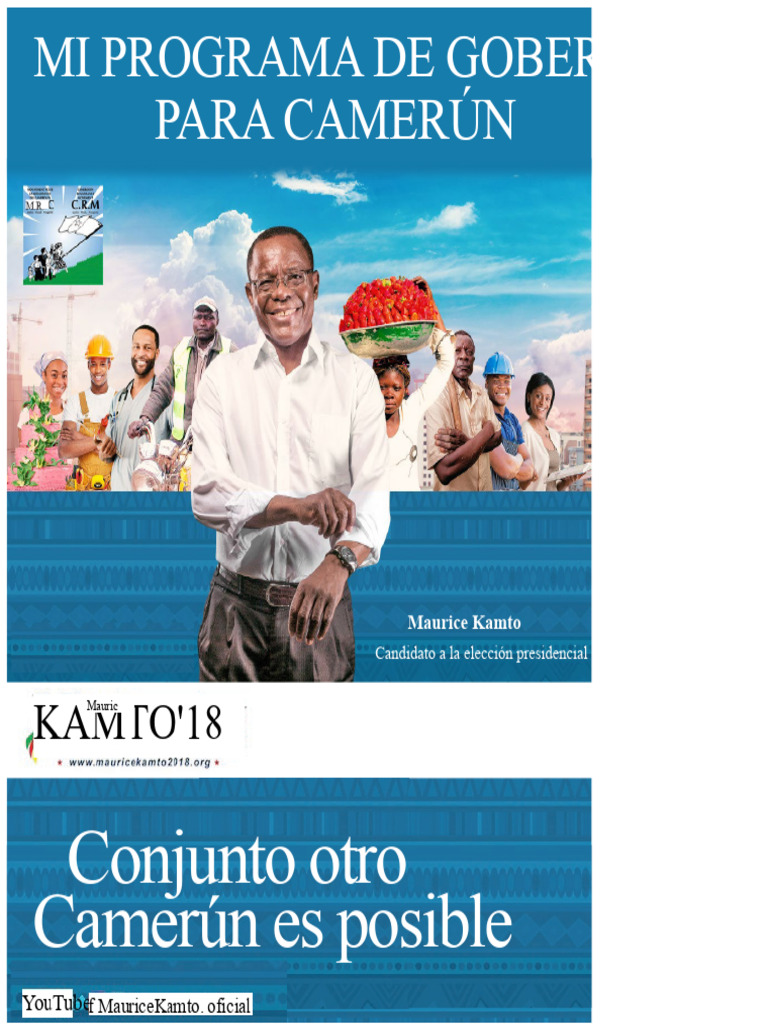 00 El Programa Número de Maurice Kamto | PDF | Ejecutivo (gobierno ...