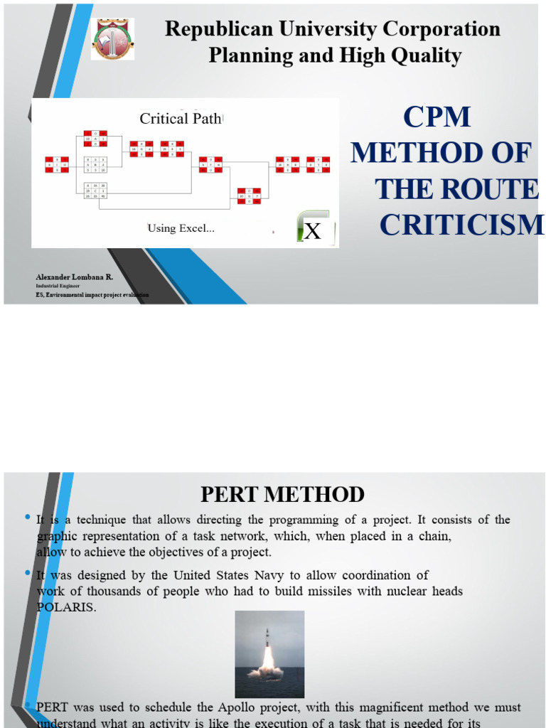 CRITICAL PATH PROJECTS | PDF | Applied Mathematics
