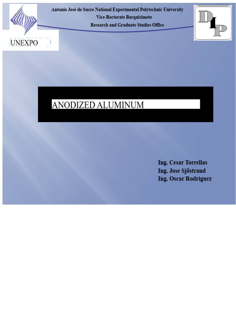 ANODIZING PROCESS | PDF | Electrochemistry | Anode