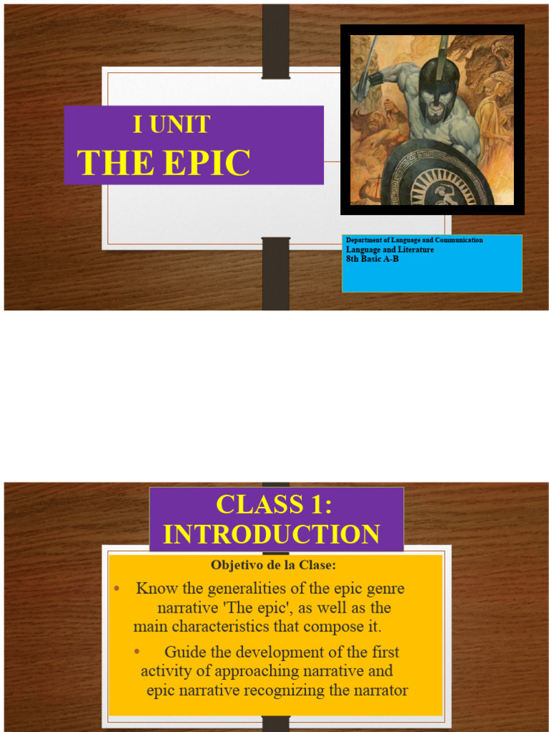 Understanding the Epic Genre Basics | PDF | Epic Poetry | Hero