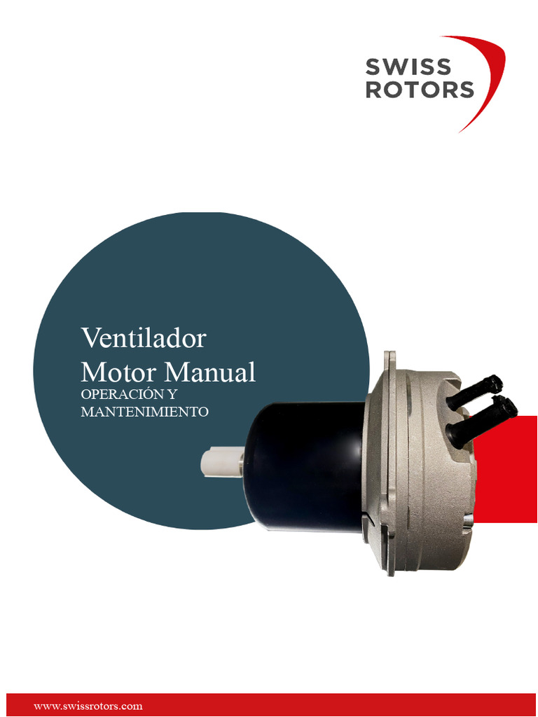 Manual Del Motor Del Ventilador Swiss-Rotors | PDF | Fuente de ...