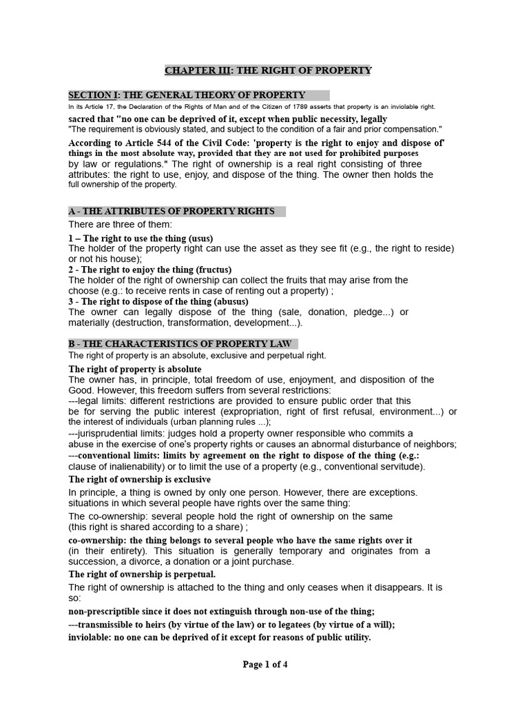 Understanding Property Rights and Law | PDF | Property | Will And Testament