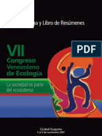 Vii Congreso de Ecologia