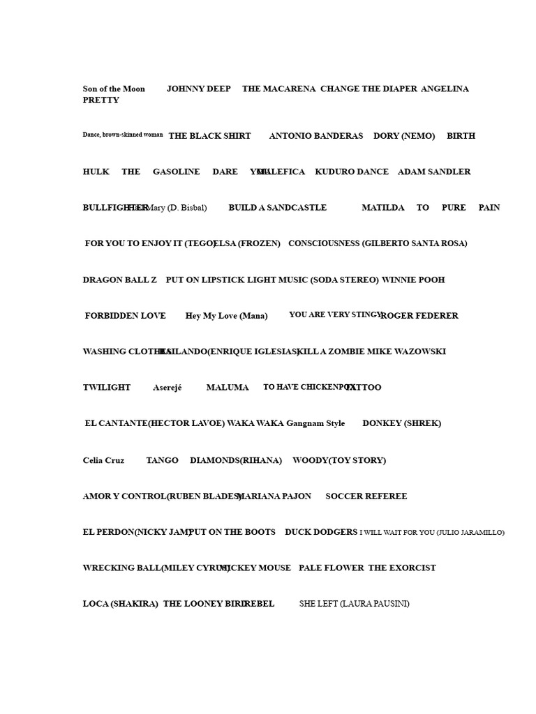Creative Pop Culture References List | PDF