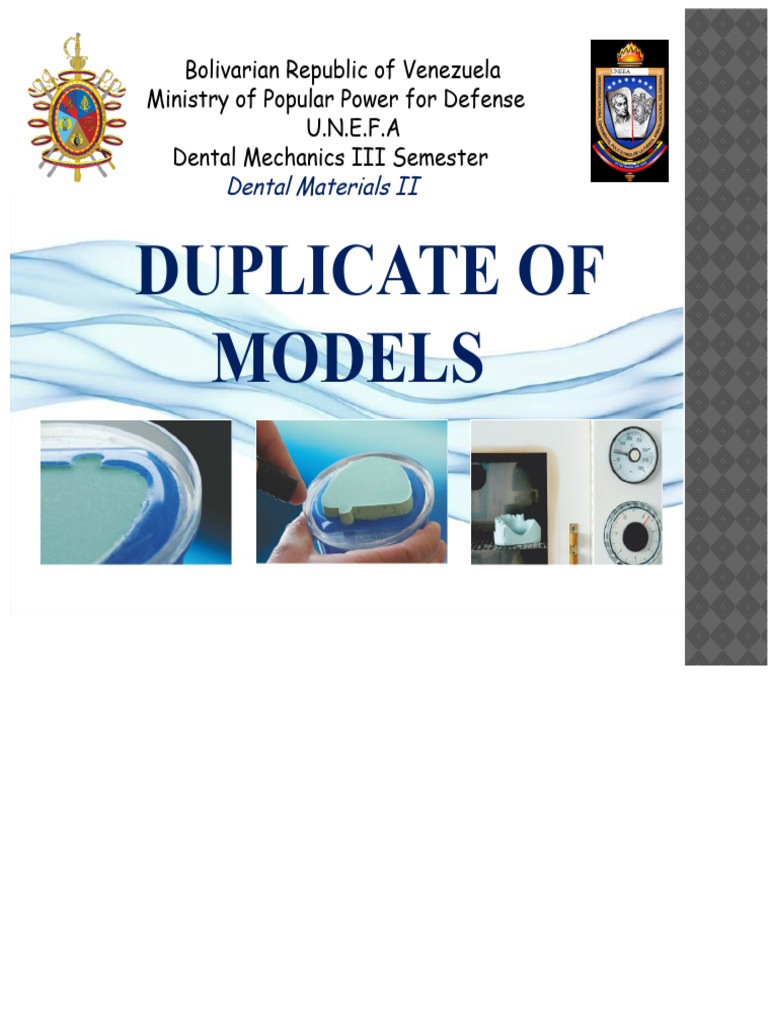 Dental Model Duplication Techniques | PDF