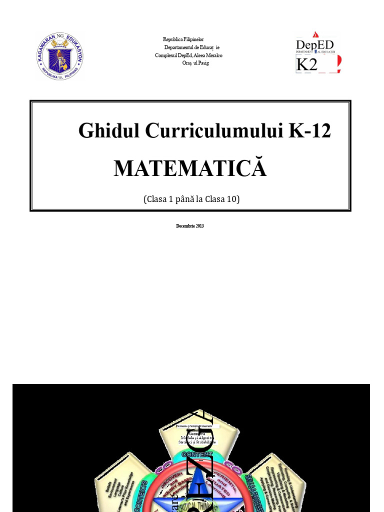 Ghid de Curriculum Pentru Matematică Clasele 1-10 | PDF