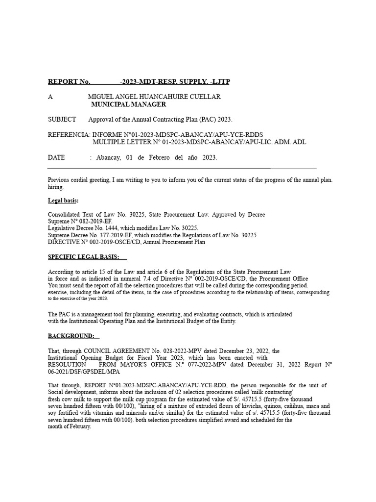 Approval of PAC 2023 Report | PDF | Government | Justice