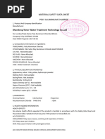 PAC Powder Safety Data Sheet | PDF | Water | Sodium Carbonate