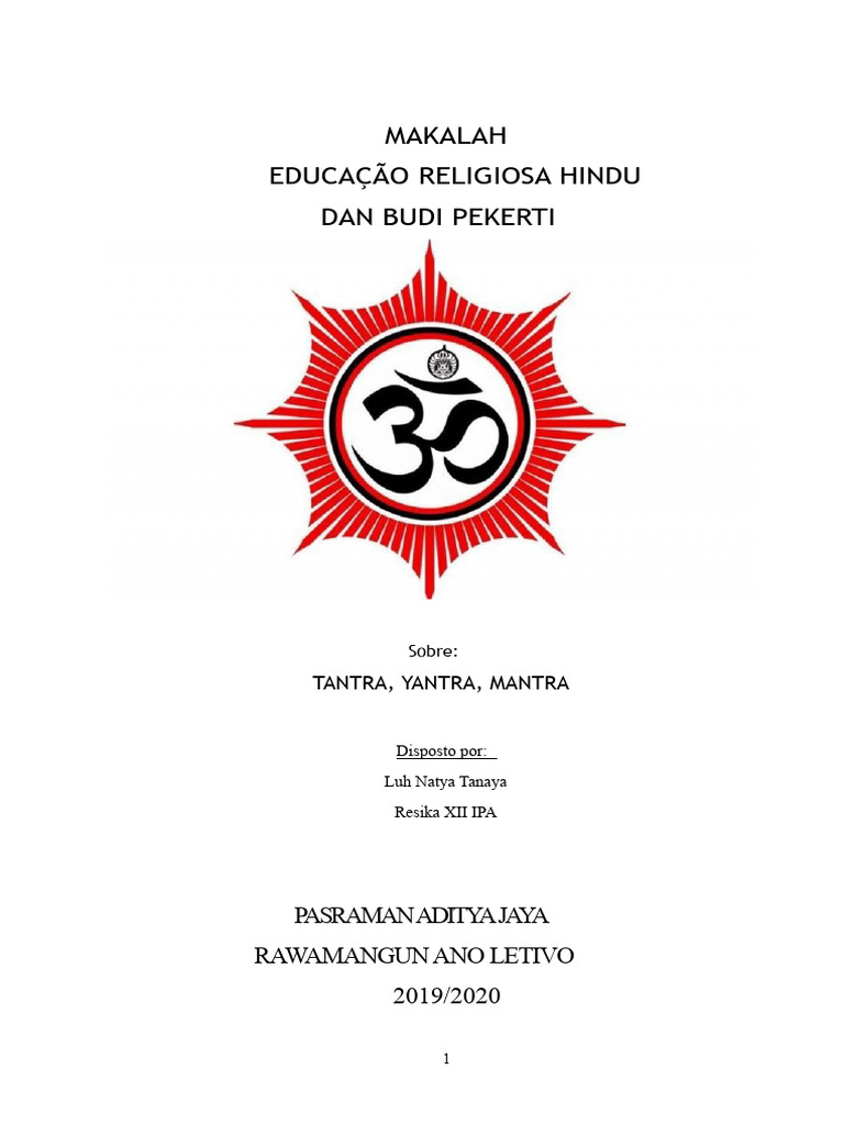 Ensinamentos de Tantra, Yantra e Mantra | PDF | Tantra | Chacra