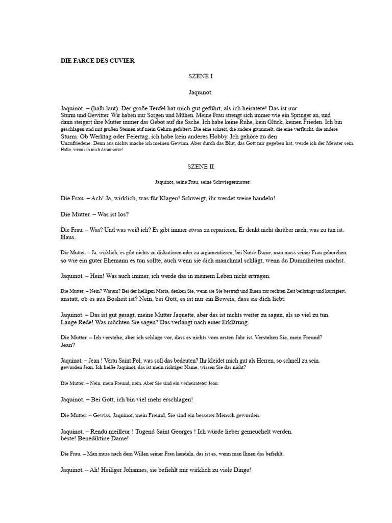 Der Scherz Des Cuvier | PDF