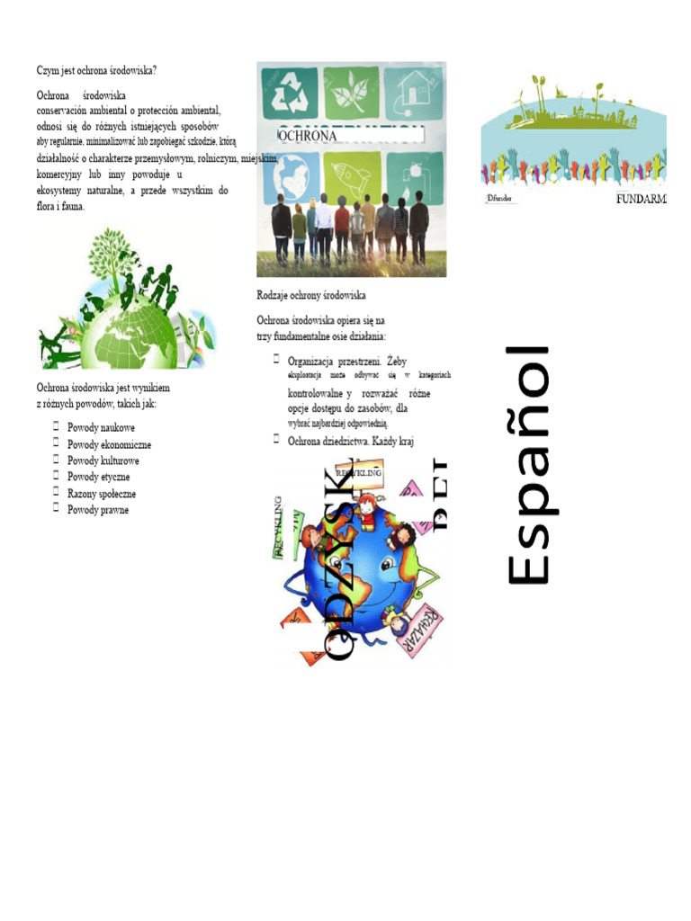 Czym Jest Ochrona Środowiska? | PDF