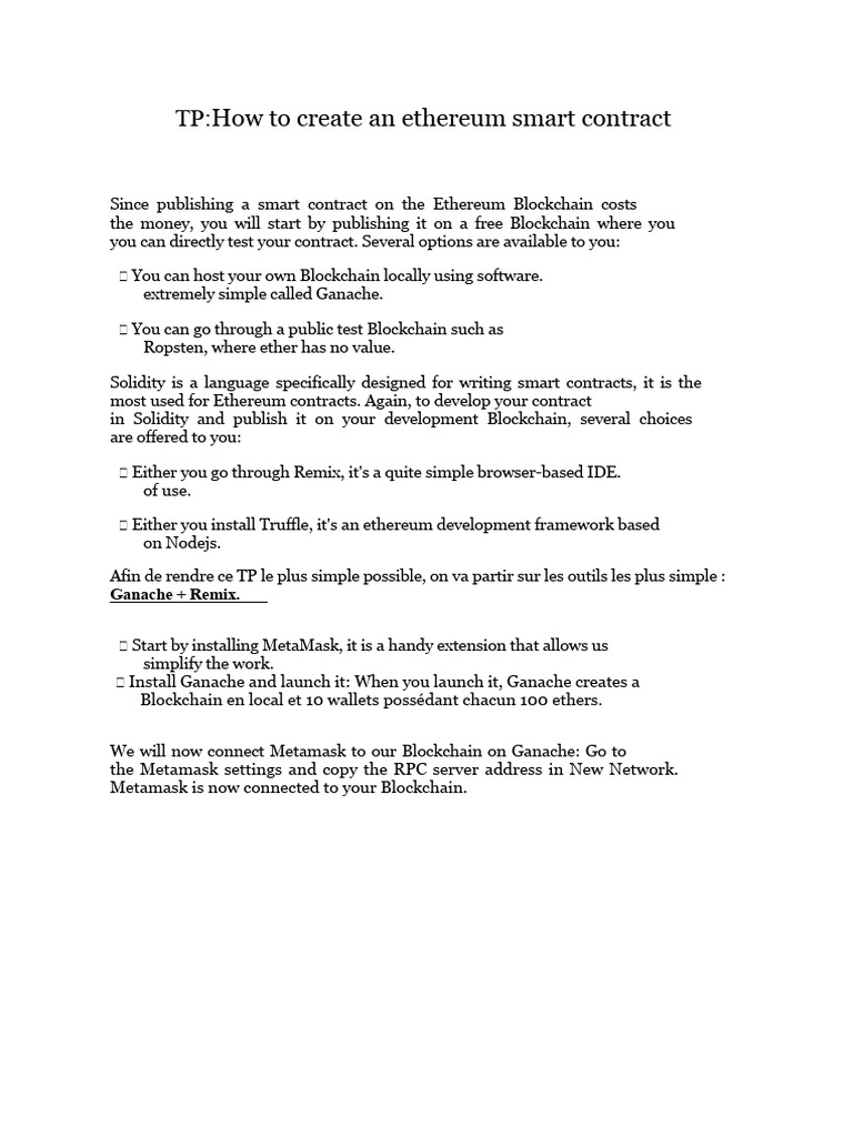 TP Blockchain | PDF | Software Engineering | Software