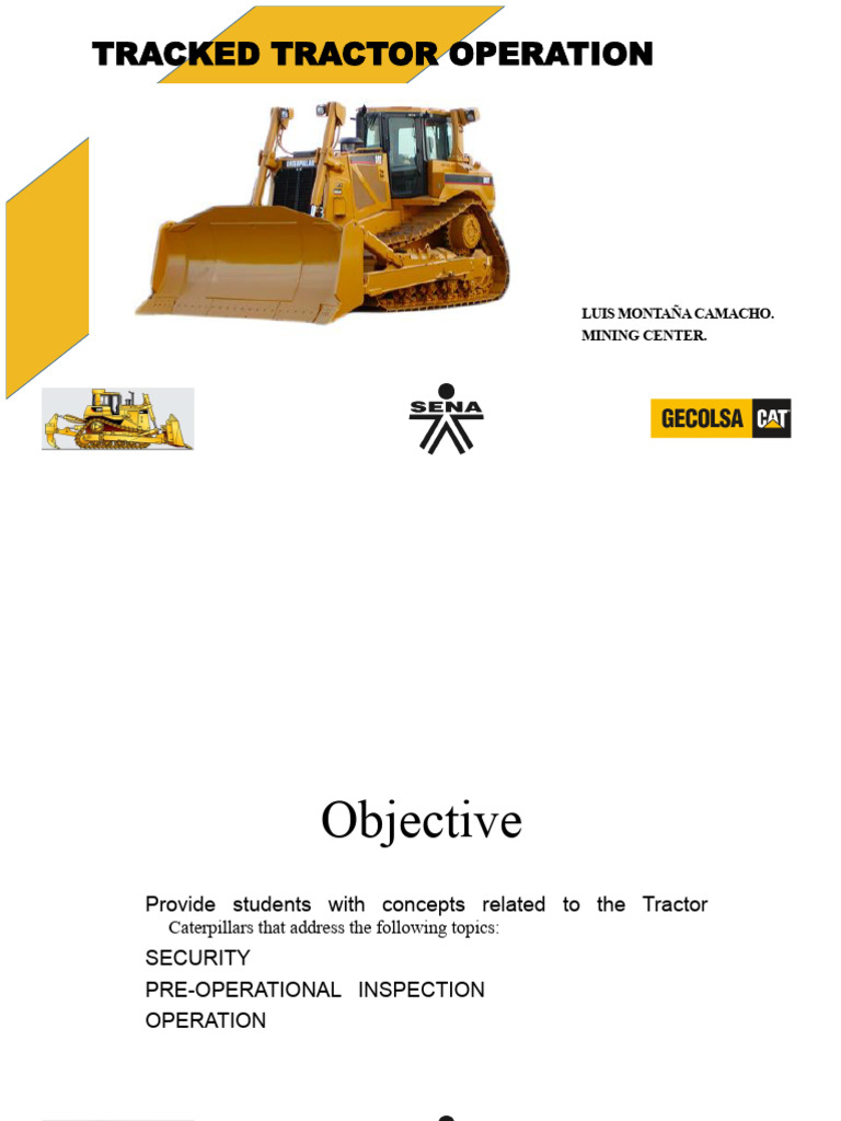 Tracked Tractor Safety and Operation Guide | PDF | Automatic ...