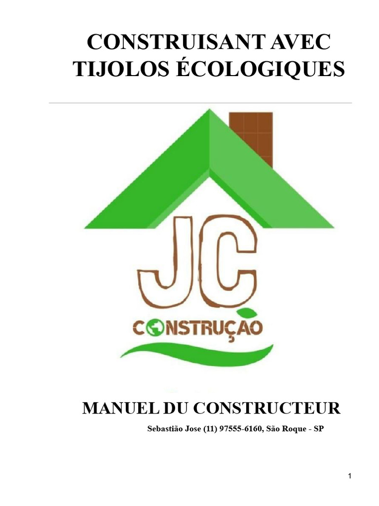 Construction Durable avec Briques Écologiques | PDF | Bois (matériau de ...