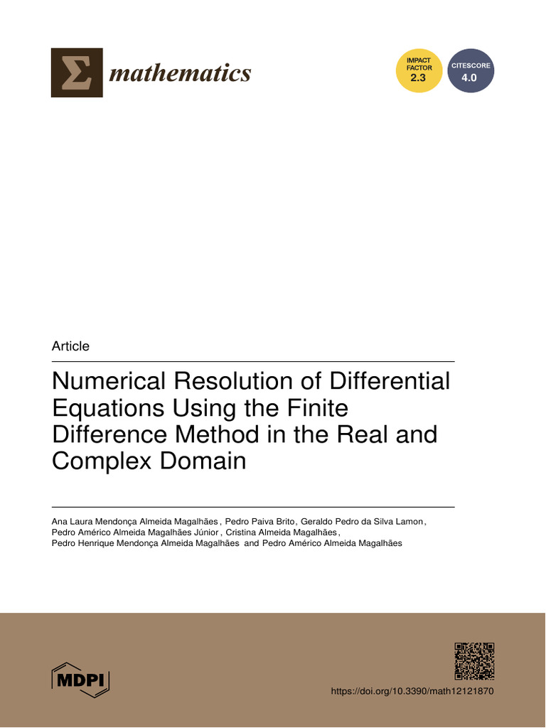 mathematics-12-01870-with-cover (10) | PDF | Finite Difference ...
