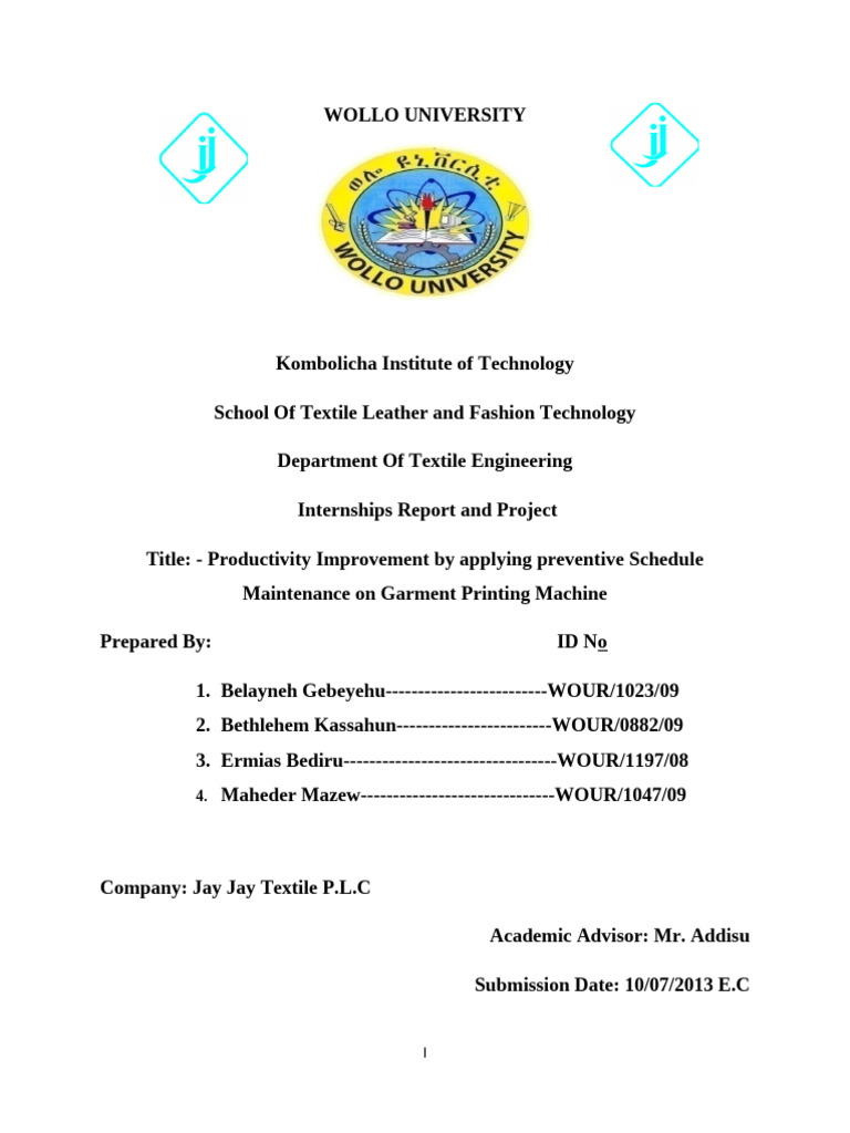 Productivity Improvement in Textile Engineering | PDF | Sewing | Textiles
