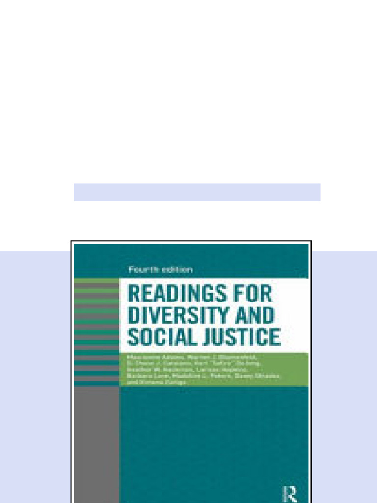 (Ebook) Readings for Diversity and Social Justice by Maurianne Adams ...