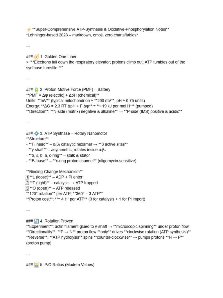 biochem 9 | PDF | Adenosine Triphosphate | Cellular Processes