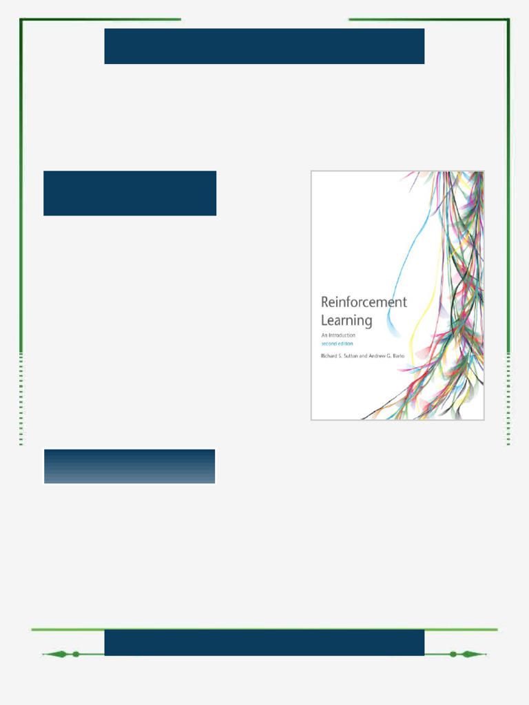 Reinforcement Learning An Introduction Adaptive Computation and Machine ...