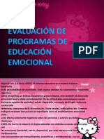 Evaluación de Programas de Educación Emocional