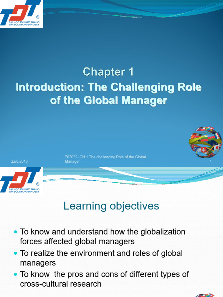 Global Manager's Role in Globalization | PDF | Methodology ...