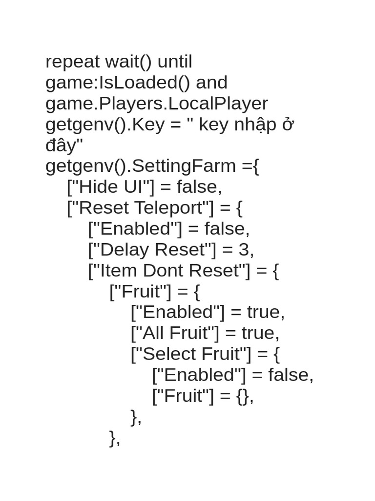 Roblox Script Configuration Guide | PDF