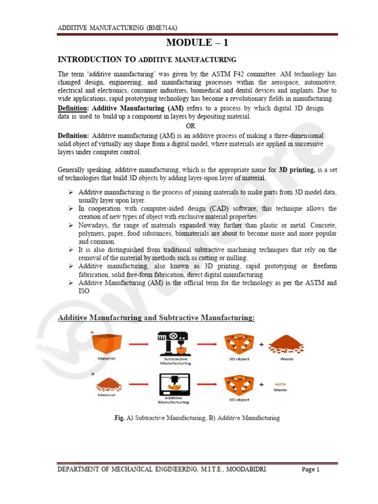 Additive Manufacturing Overview and Insights | PDF | 3 D Printing ...