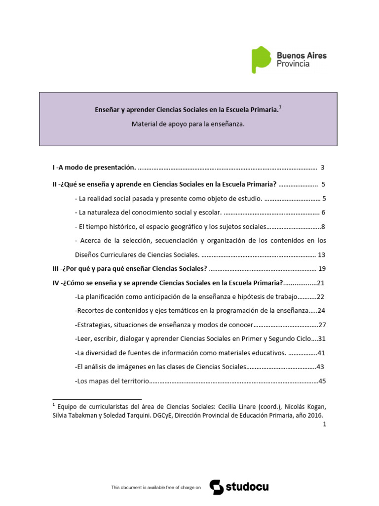 2 7 Linare Enseniar y Aprender Ciencias Sociales en La Escuela Primaria ...