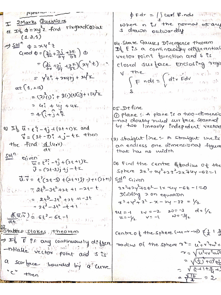 M2 Question Paper | PDF