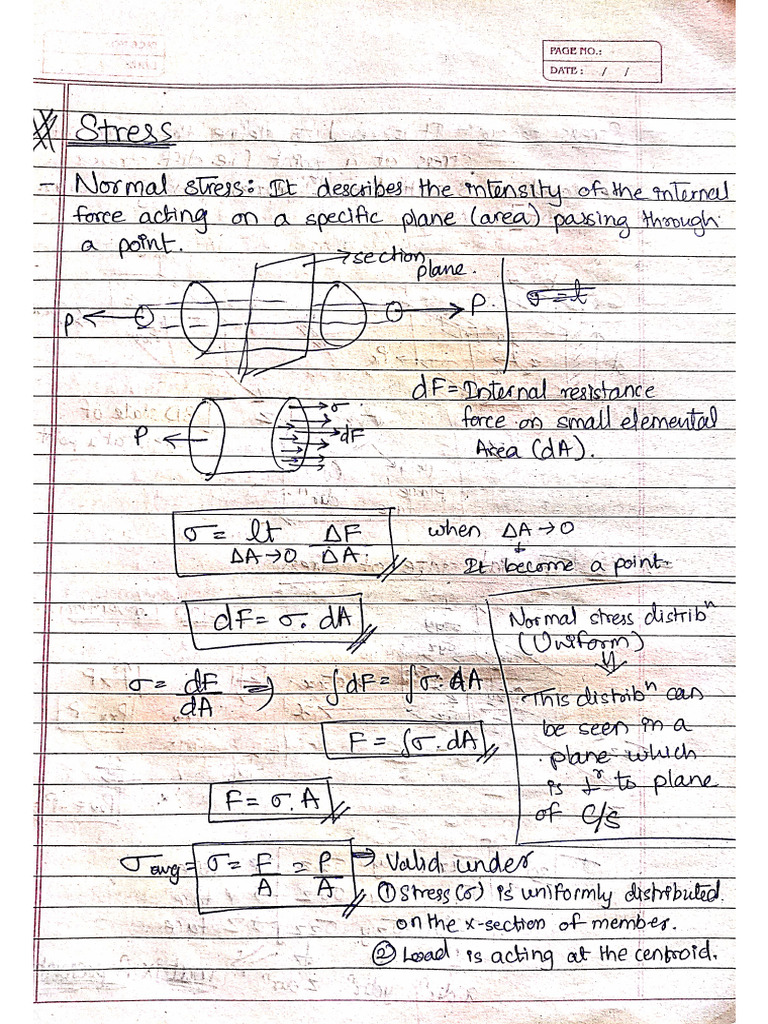 Stress and Strain | PDF