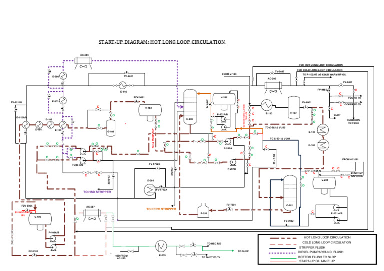 Hot Long Loop Circulation Start-Up Guide | PDF