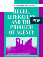 Hegel Literature and the Problem of Agency 2001 eBook