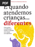 Boas Práticas em Intervenção Precoce -  Como Podem Os Profissionais Orientar as Familias Com Crianca Com Deficiencia