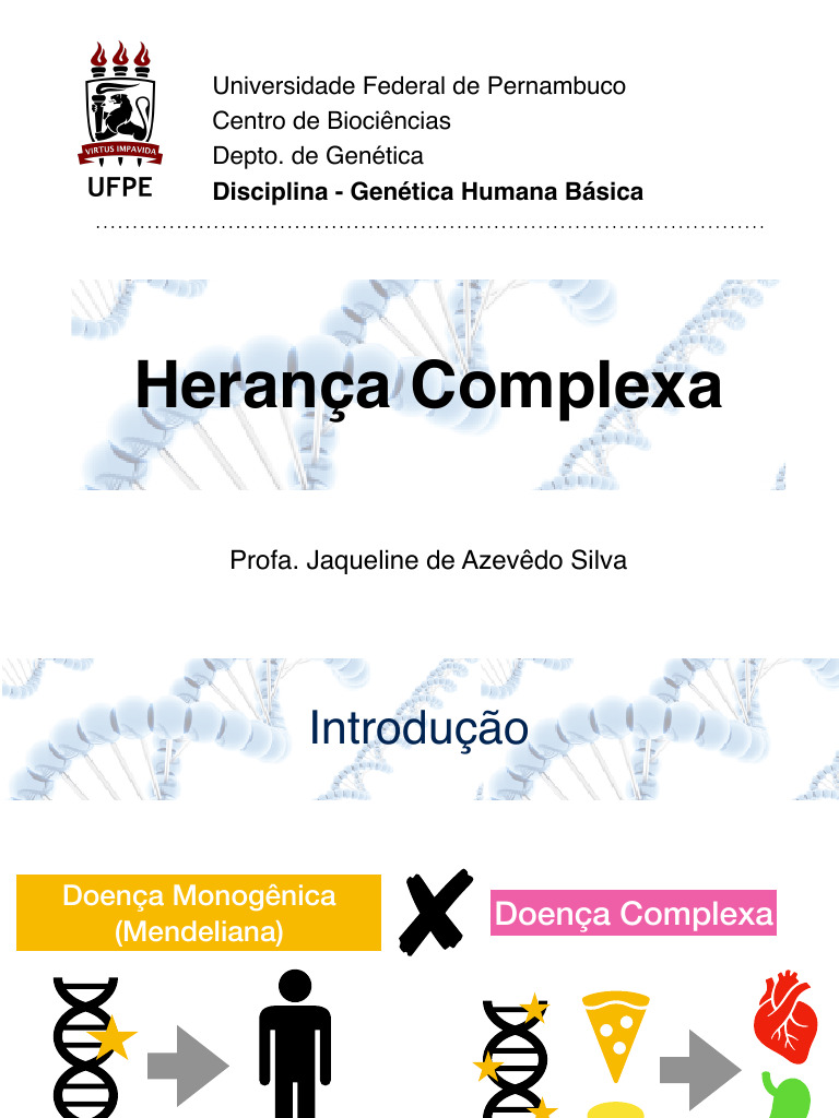 Herança Complexa em Genética Humana | PDF | Fenótipo | Genética