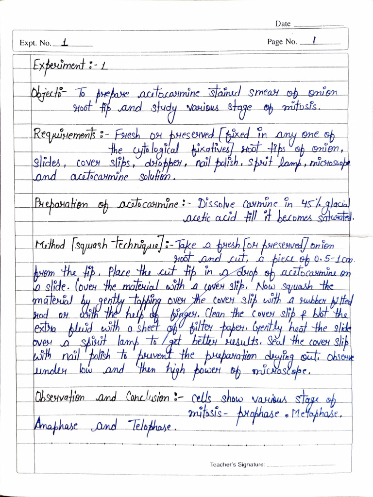 Genetics Practical I | PDF