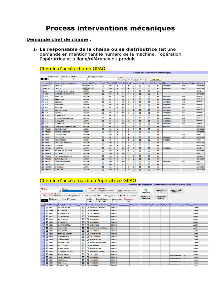 Interventions mécaniques sur machines | PDF