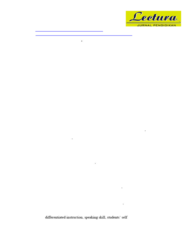 Boosting English Speaking Confidence | PDF | Differentiated Instruction ...