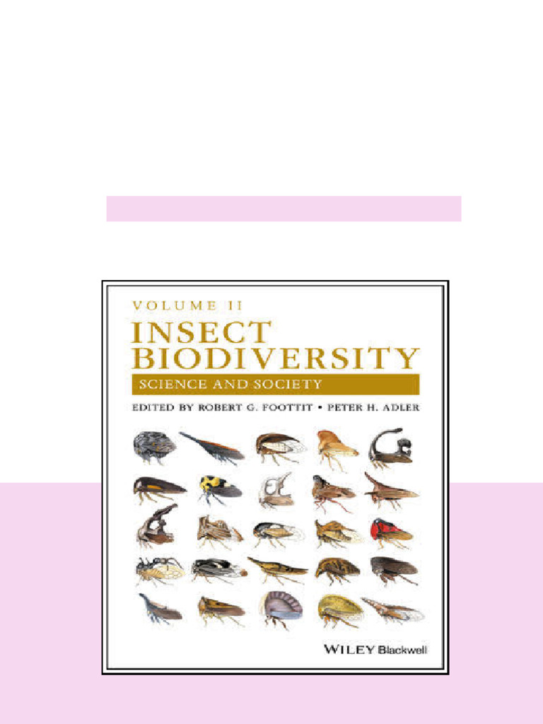 Insect Biodiversity Science And Society 1st Edition Robert G Foottit ...