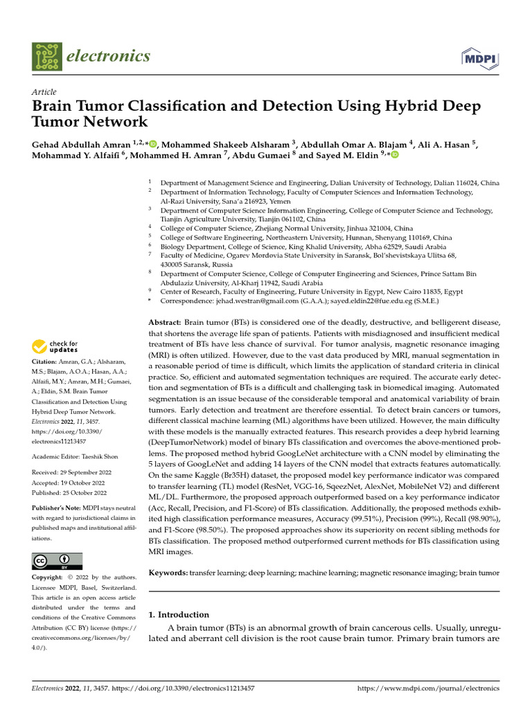 MDPI - Brain Tumor Classification and Detection Using Hybrid Deep Tumor ...