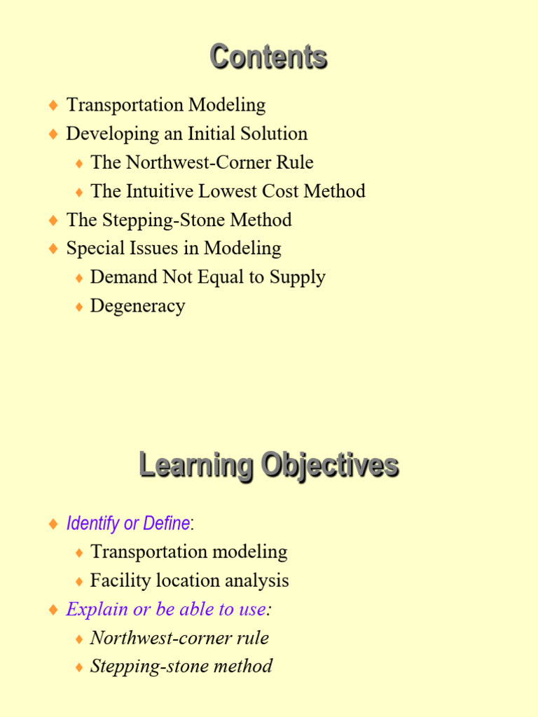 Transportation Problem Solutions Guide | PDF | Algorithms | Applied ...