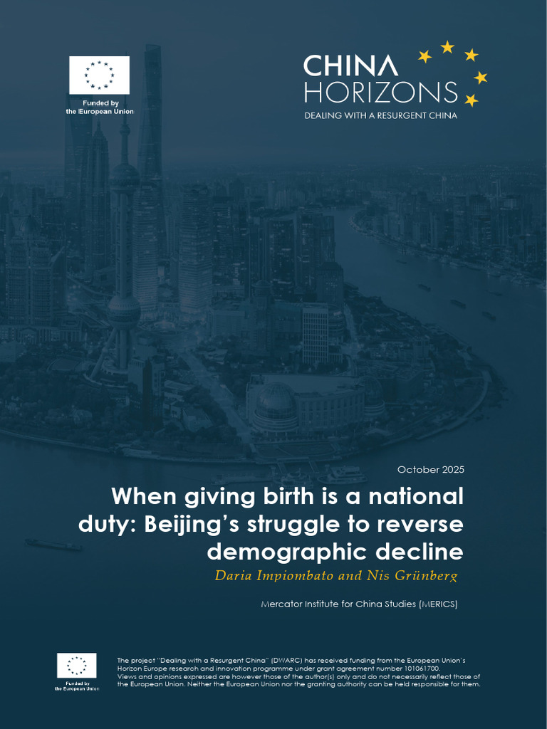 China's Demographic Crisis and Birth Policies | PDF | China | World ...