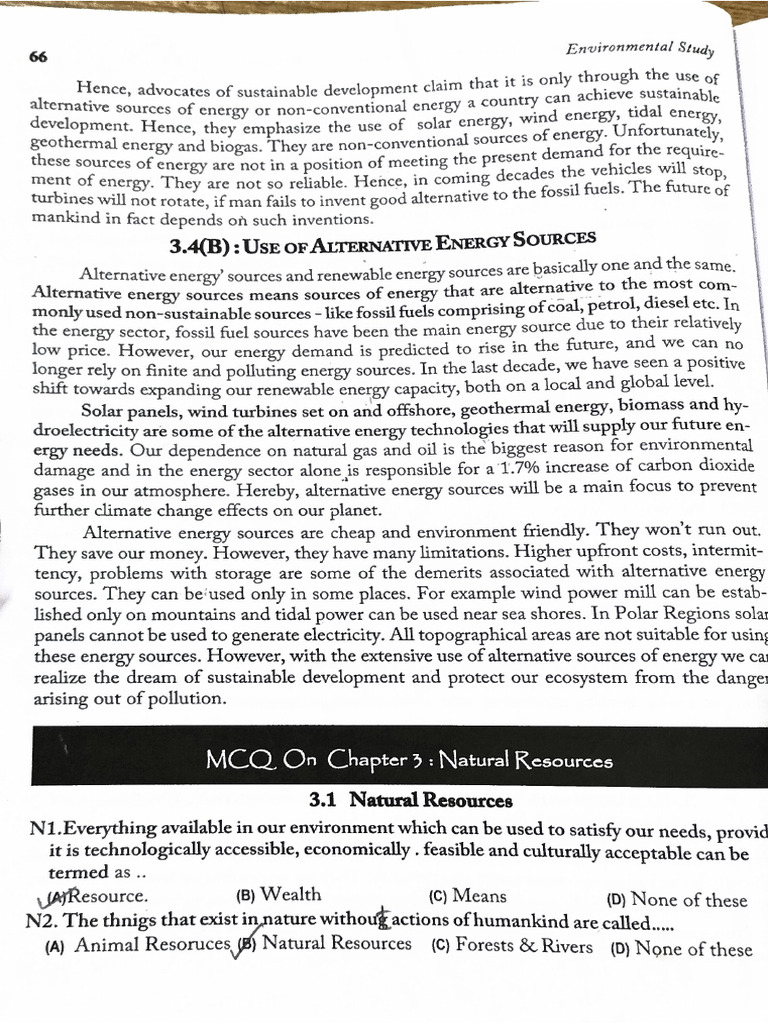ES Unit 2mcq | PDF
