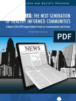 News Cities the Next Generation of Healthy Informed Communities