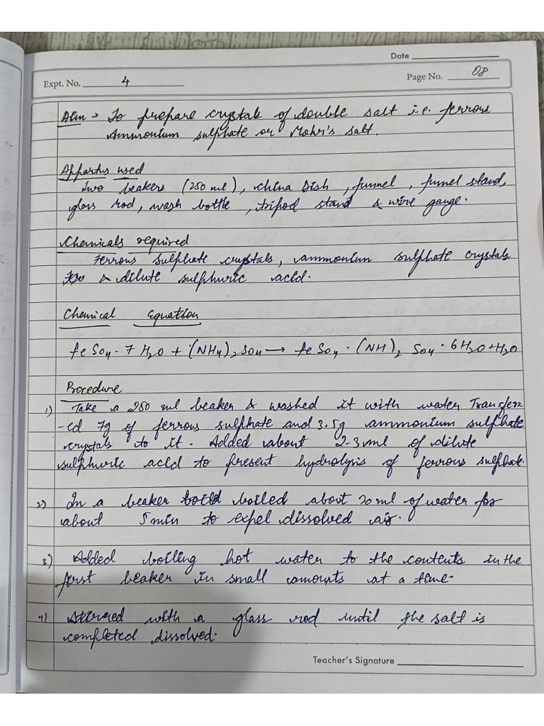 Chemistry Important Notes | PDF