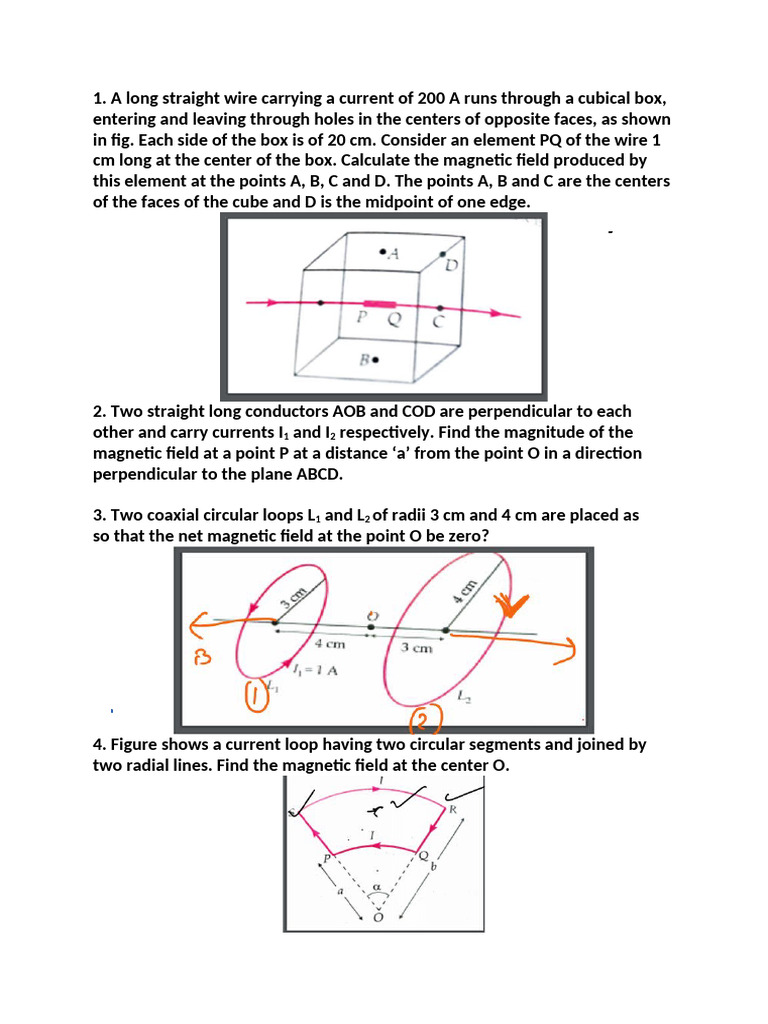 Magnetic Field Calculations in Currents | PDF