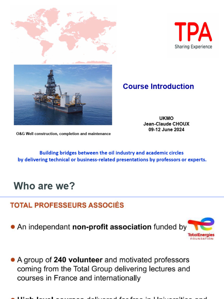 Oil & Gas Well Engineering Course 2024 | PDF | Oil Well | Hydrocarbons