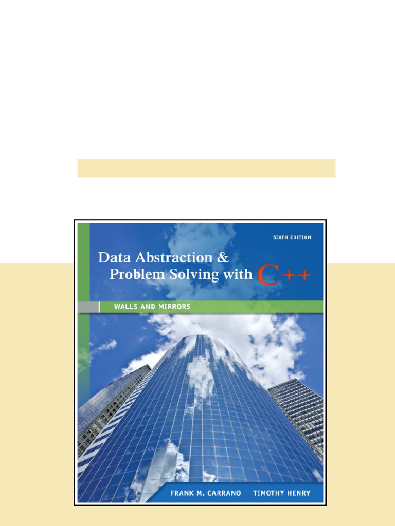 Solution Manual for Data Abstraction & Problem Solving with C++: Walls ...